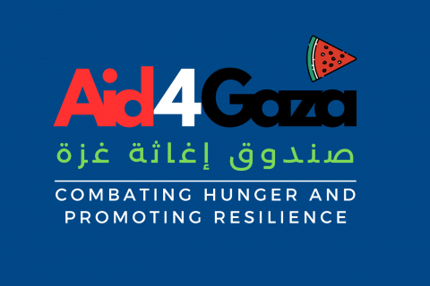 Aid4Gaza Blue Back